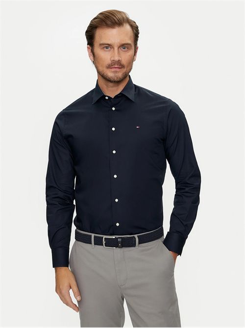 camicia uomo blu TOMMY HILFIGER | MW0MW35810DW5